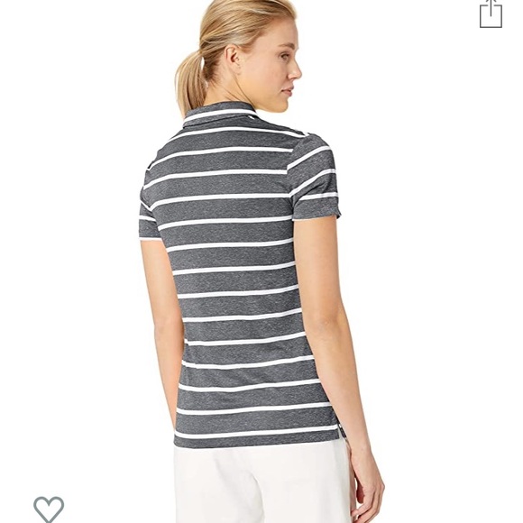 NWT Women’s Nike Dri-Fit Striped Polo Size XS - Picture 2 of 8